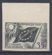 FRANCE : CONSEIL DE L'EUROPE N° 20 ESSAI DE COULEUR NON DENTELE NEUF ** GOMME SANS CHARNIERE - Farbtests 1945-…