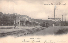 CPA - FRANCE - TRANSPORT - Gare Avec Train - JOINVILLE - La Gare - Dos Non Divisé - Stations With Trains