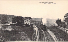 CPA - FRANCE - TRANSPORT - Gare Avec Train - FOULAIN - La Gare - Stations With Trains