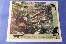 India 2009 Michel Block 72 Fauna Nordostindien MNH - Blocks & Kleinbögen