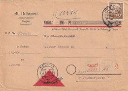 Nachnahme Beleg 1961 Mit Heuss 60 Pf. - Other & Unclassified