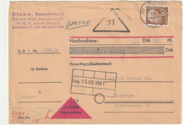 Nachnahme Beleg 1961 Mit Heuss 60 Pf. - Other & Unclassified