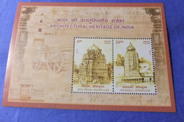 India 2013 Michel Block 106 Baudenkmäler MNH - Blocchi & Foglietti