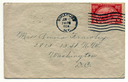 1924 Syracuse, NY, Michel-Nr. 291 O - Nach Washington - 1921-40