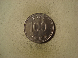 MONNAIE COREE DU SUD 100 WON 2001 - Korea, South