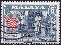 Malaya ( Federation ) 1957 - Mi 1 - YT 80 ( Independence Day - Tunku Abdul Rahman ) - Federation Of Malaya