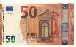 50 EURO  Firma   DRAGHI   W 013 B1    WB1814866209  / FDS - UNC - 50 Euro