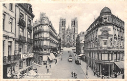 BRUXELLES - Eglise Et Rue Sainte-Gudule - Lanen, Boulevards