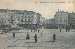 CPA Carte Postale  BRUXELLES Animée  BELGIQUE La Porte De NAMUR - Bossen, Parken, Tuinen