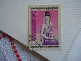 BURMA  USED STAMPS  GIRLS - Myanmar (Burma 1948-...)
