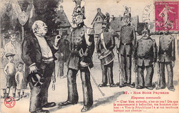 CPA - FRANCE - MILITARIAT - 27 - Nos Bons Paysans - Eloquence Communale - Illustration Humoristique Militaire - Humorísticas