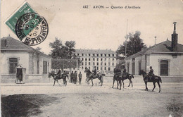 CPA - MILITARIAT - CASERNE - AVON - Quartier D'artillerie - 447 - Kasernen