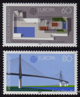 Germany 1987 MNH 2v, Köhlbrand Bridge Modern Architecture Europa - Ponti