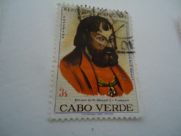 CAPE   VERDE  USED  STAMPS PEOPLES - Cap Vert