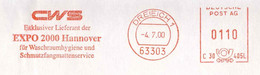 621  EMA Exposition Universelle De 2000, Hanovre -  World's Fair EXPO 2000: Hannover Meter Stamp CWS - 2000 – Hanover (Germany)