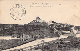 CPA - FRANCE - 63 - CHEMIN DE FER - Terminus De L'Observatoire Du Puy De Dôme - Other & Unclassified