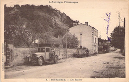 CPA - FRANCE - 63 - PONTAUMUR - Les Roches - Auvergne Pittoresque - Camionnette - LA Cigogne - Autres & Non Classés