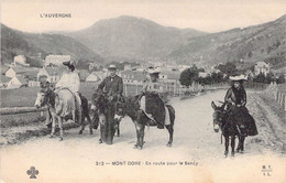 CPA - FRANCE - 63 - Mont Dore - En Route Pour Le Sancy - Anes - Other & Unclassified