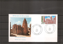 Mosquées - Tingrela ( FDC De Cote D'Ivoire De 1977 à Voir) - Mosquées & Synagogues