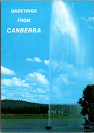 (3 M 43) Australia - ACT - Canberra Captain Cook Water Jet On Lake Burley Griffin - Canberra (ACT)