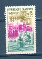 1962  N° 1317  DUNKERQUE OBLITÉRÉ  DOS SANS GOMME - Usados