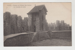 Gand  Gent    Ruines Du Château Des Comtes   Le Chemin De Ronde - Gent