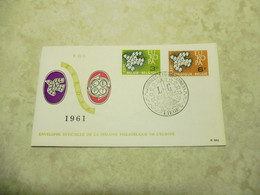 Belgique Belgie Fdc ( Année / Jaar 1961 ) Europa  Liege 1193/1194 - Autres & Non Classés