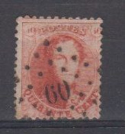 BELGIË - OBP - 1863 - Nr 16A  (PT 60 - (BRUXELLES) - Coba + 1.00 € - Puntstempels