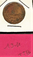 1centime "Dupuis"  1911     TTB - 1 Centime