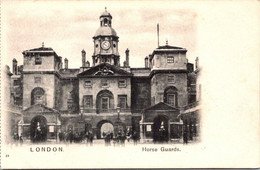 (3 M 45) UK - Vey Old - B/w - London Horse Guards - Whitehall