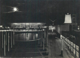 Postcard Belgium Bruxelles 1958 International Expo Pavilions Of Holy See And USA By Night - Bruselas La Noche