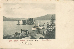 UK - SCOTLAND - ROB ROYS ISLAND - LOCH KATRINE - 1902 - Stirlingshire