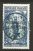 OUBANGUI N° 8 CACHET FORT-LAMY - Usados