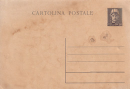INTERO POSTALE 1946 C.50 NUOVO-PERSONALIZZATO - SEGNI DEL TEMPO (ZP4527 - Interi Postali