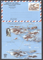 TAAF  -  Aerogramme  :  Yv 1  **  Non Plié - Postal Stationery