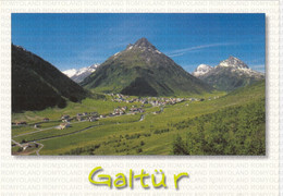 CARTOLINA  GALTUR IM PAZNAUN M.1600,TIROLO,AUSTRIA,MIT JAMTALGLETSCHER,GORFENSPITZE,VALLUVA UND BALLUNSPITZE,NON VIAGG. - Galtür