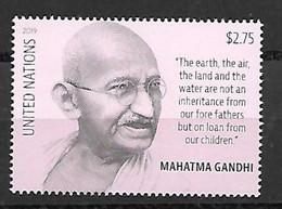 Nations Unies - ONU - 2019 - New York - Yvert** 1663 - 150e Anniversaire Naissance Mahatma Gandhi - - Ungebraucht