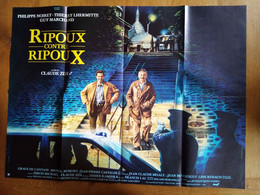 AFFICHE CINEMA ORIGINALE FILM 1990 RIPOUX CONTRE RIPOUX PHILIPPE NOIRET THIERRY LHERMITTE 786MMX582MM DE CLAUDE ZIDI - Affiches & Posters