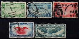 USA 1935-39, Scott C20-C24, Air Mail - 1a. 1918-1940 Oblitérés