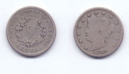 U.S.A. 5 Cents 1889 - 1883-1913: Liberty