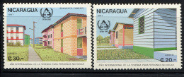 NICARAGUA 1986, Année Internationale Des Sans-abri,  2 Valeurs, Neufs / Mint. R360 - Nicaragua