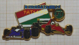 PAT14950 F1  BUDAPEST  95 1995 WILLIAMS RENAULT  FERRARI   Cartouche Bleu Rond Vert En Version ZAMAC - F1