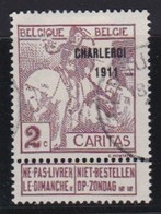 Belgie  .   OBP    .   102       .     O        .    Gestempeld     .   /   .   Oblitéré - 1910-1911 Caritas