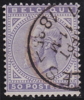 Belgie  .   OBP    .   41    .     O        .    Gestempeld     .   /   .   Oblitéré - 1883 Léopold II