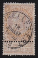 Belgie  .   OBP    .    62      .     O        .    Gestempeld     .   /   .   Oblitéré - 1893-1900 Fijne Baard