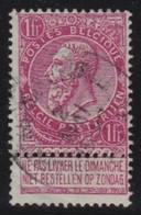 Belgie  .   OBP    .   64      .     O        .    Gestempeld     .   /   .   Oblitéré - 1893-1900 Fine Barbe