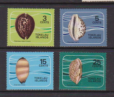 TOKELAU  ISLANDS    1975    Shells    Set  Of  4    MH - Tokelau