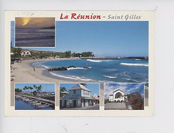 Ile De La Réunion : Saint Gilles Les Bains (multivues Cp Vierge N°31 Philippe Poux Photographe) - Autres & Non Classés