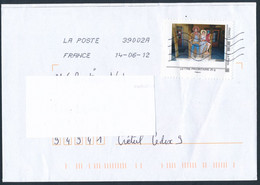 France-MonTimbraMoi - Photo Privée - Couple - YT MTAM1 Sur Lettre Du 14-06-2012 - Cartas & Documentos