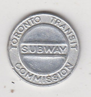 Toronto Subway . Good For One Fare    (1017) - Professionnels/De Société